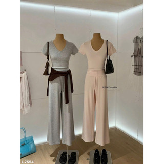 SET BỘ THUN NỮ CỔ TIM SIÊU TÔN DÁNG 🌸
