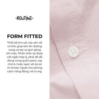 Áo Sơ Mi Nam Tay Ngắn Oxford Form Fitted - Routine 10S25SHS002