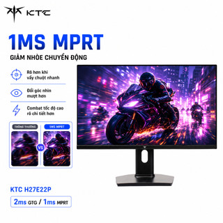 [CHÍNH HÃNG - BH 3 NĂM] Màn hình Gaming KTC H27E22P 27 Inch Fast HVA FHD 280Hz 1ms MPRT 100% DCI-P3
