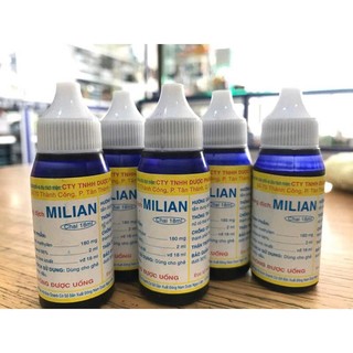 Milian hỗ trợ ngoài da, chàm, chốc lở (18ml)