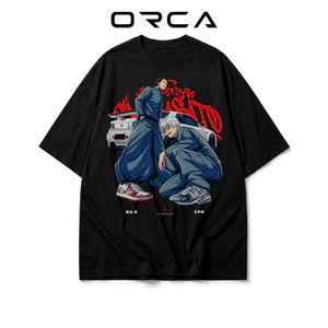 Áo thun Orca in hình Gojo Satoru Suguru Geto Jujutsu Kaisen - Vải Cotton cao cấp - ORCA704
