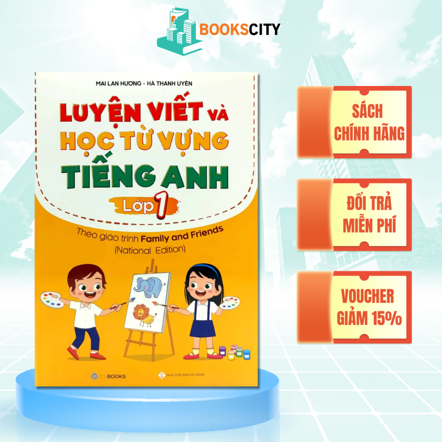 Sách - Luyện Viết Và Học Từ Vựng Tiếng Anh Lớp 1