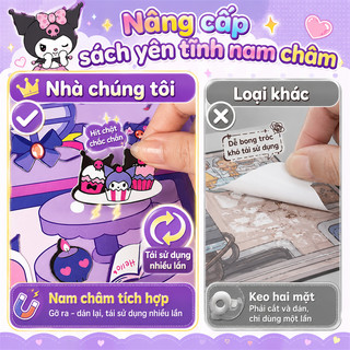Bộ sách yên tĩnh nam châm cho trẻ em, nhiều sticker sinh động, giúp bé chơi ngoan và phát triển trí tưởng tượng.