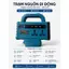 Đế Chuyển Nguồn Điện 21V Sang 220V Cắm Được Quạt – Chân Pin Phổ Thông M21 – Có Đèn LED – Sạc USB Type