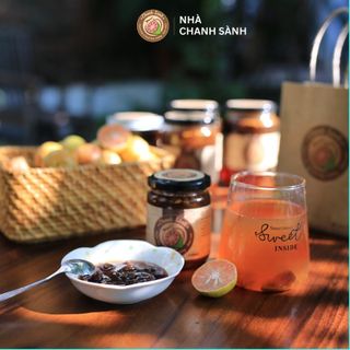 Chanh Sành - Chanh đào ủ muối mật ong thực dưỡng hũ 230ml