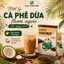 Cà Phê Dừa HEALTHY - Ít Đường Dành Cho Người Ăn Kiêng & Ăn HEALTHY - TANY CAFE, 1 Hộp 10 Gói x 12g