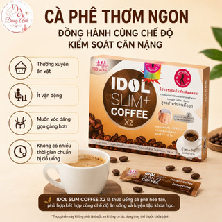 Cà Phê Idol Slim Coffee X2 Hương Vị Đậm Đà Dễ Pha Dùng Tại Nhà Văn Phòng
