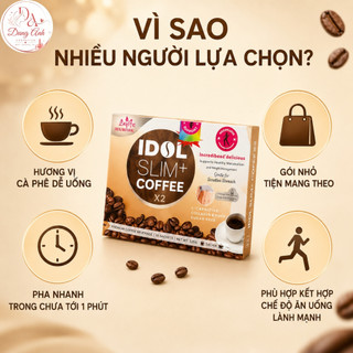 Cà Phê Idol Slim Coffee X2 Hương Vị Đậm Đà Dễ Pha Dùng Tại Nhà Văn Phòng
