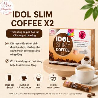 Cà Phê Idol Slim Coffee X2 Hương Vị Đậm Đà Dễ Pha Dùng Tại Nhà Văn Phòng