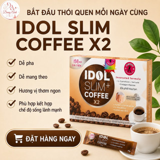 Cà Phê Idol Slim Coffee X2 Hương Vị Đậm Đà Dễ Pha Dùng Tại Nhà Văn Phòng
