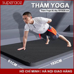 Thảm Tập Yoga cao cấp​ ​Độ dày 20mm chống trượt tốt​ ​Độ đàn hồi cao​ Plank GYM Yoga Đa Năng​