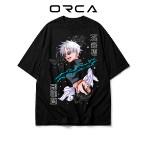 Áo thun Orca in hình Gojo Satoru Jujutsu Kaisen - Vải Cotton cao cấp - ORCA716