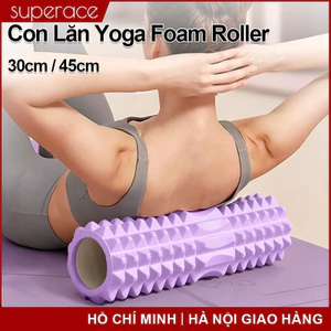 Con Lăn Yoga Foam Roller Gai Nhọn Giảm đau vai gáy Giảm đau lưng Tập yoga & gym Không mùi khó chịu