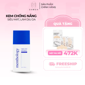 Kem chống nắng siêu mát MENTHOLOGY SUPER COOL SUN BLOCK 50ml | DAMDAVN