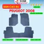 Thảm Lót Sàn Cao Su Xe PEUGEOT 2008 - Cao su đúc Không Mùi , Vừa Khít Form Xe- Chống Nước, Dễ Dàng Lắp Đặt