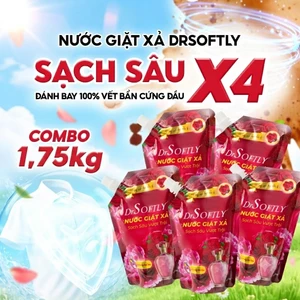 Nước giặt DrSoftly cao cấp Đậm Đặc giặt sạch, đánh bay vết bẩn cứng đầu, lưu hương dài lâu
