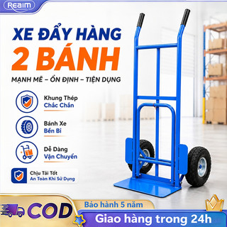 Xe đẩy Hàng 2 Bánh Tải Trọng 250kg Có 3 Nan Nhỏ Chắc Chắn.xe kéo đẩy đều được Giá Rẻ, Siêu Bền (Hót)