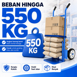 Xe đẩy Hàng 2 Bánh Tải Trọng 250kg Có 3 Nan Nhỏ Chắc Chắn.xe kéo đẩy đều được Giá Rẻ, Siêu Bền (Hót)