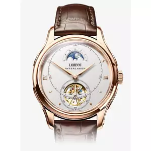 Đồng Hồ Nam Chính Hãng Lobinni LB13023G-D1 Full Box Chống Nước Kính Sapphire Dây Da (Máy Cơ Tự Động)