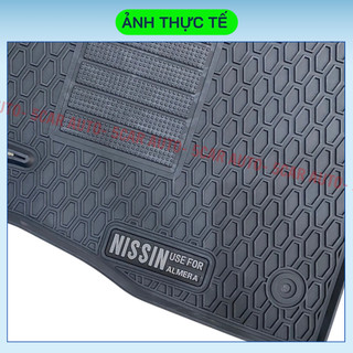 Thảm Lót Sàn Cao Su Xe NISSAN ALMERA 2021-NAY - Cao su đúc Không Mùi , Vừa Khít Form Xe- Chống Nước, Dễ Dàng Lắp Đặt