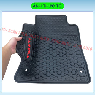 Thảm Lót Sàn Cao Su Xe NISSAN ALMERA 2021-NAY - Cao su đúc Không Mùi , Vừa Khít Form Xe- Chống Nước, Dễ Dàng Lắp Đặt