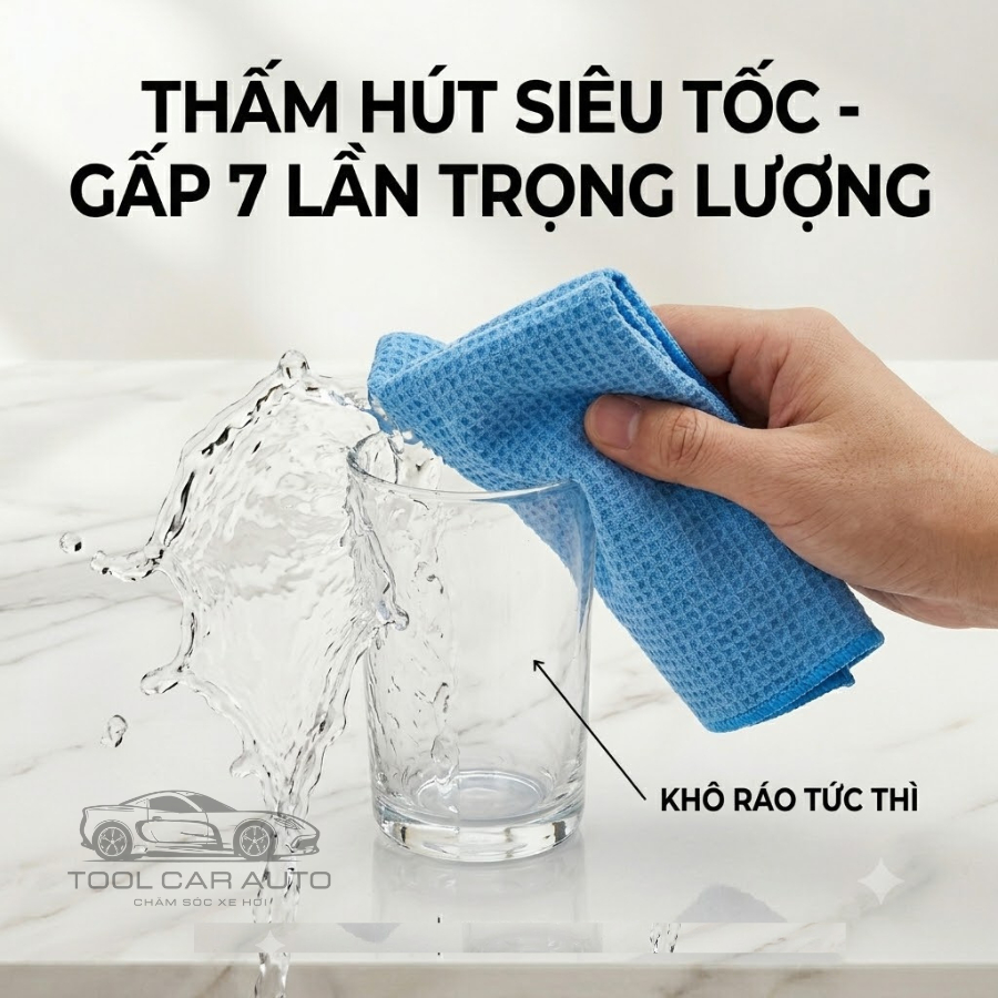 Khăn Lau Kính Đa Năng Microfiber Cao Cấp, Thấm Hút X7 Lần, Dùng Cho Gia Đình, Gara Xe, Dùng Lâu Dài. | BigBuy360 - bigbuy360.vn