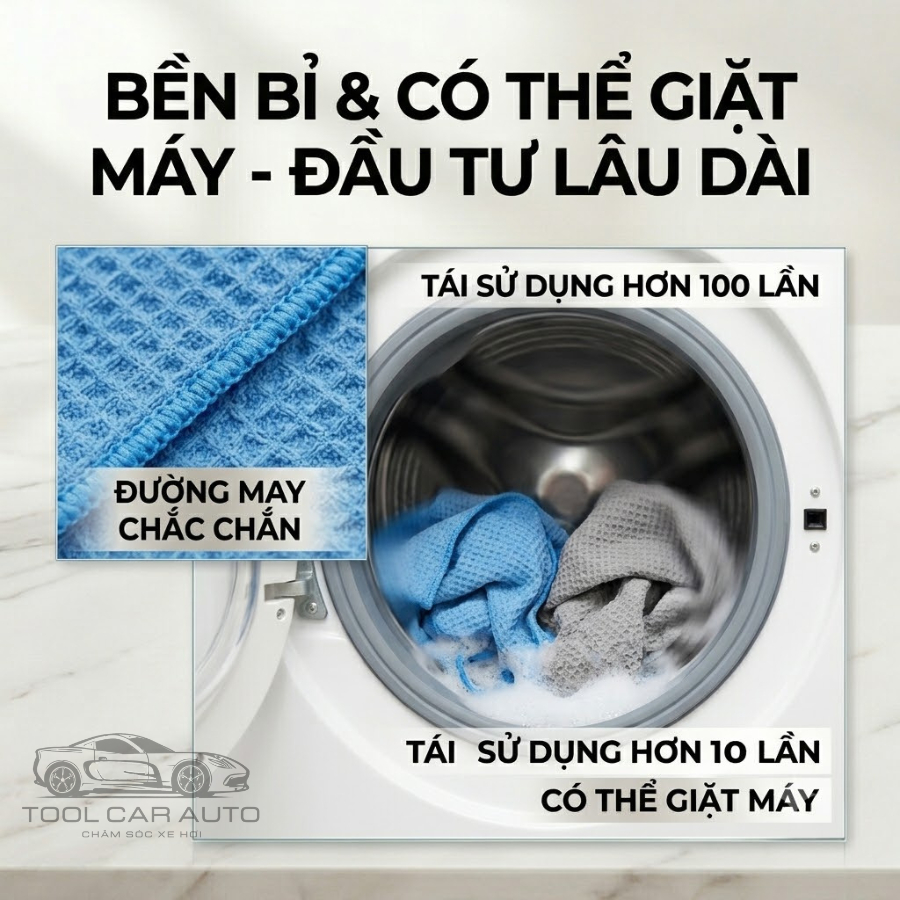 Khăn Lau Kính Microfiber Cao Cấp Đa Năng Thấm Hút X7 Dùng Cho Xe Hơi, Gia Đình, Không Bụi Vải, Không Bông Xù | BigBuy360 - bigbuy360.vn