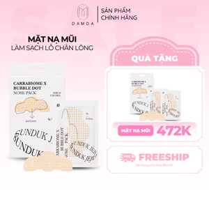 Mặt nạ mũi sủi bọt làm sạch lỗ chân lông - SUNDUK JEJU CARRABIOME X BUBBLE DOT NOSE PACK 4g | DAMDAVN