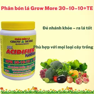 Phân bón lá NPK 30-10-10+TE Grow More 100g - Kích chồi, ra lá, phục hồi cây