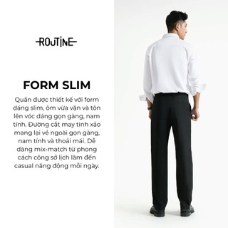 Quần Tây Dài Nam Trơn Form Slim - Routine 10F24PFO044