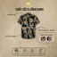 Áo Sơ Mi Lụa Họa Tiết Quạt Cách Điệu, Cuban Shirt Chất Lụa Tuyết Mềm Mịn, Thấm Hút Tốt, Chống Nhăn - Size 50-100kg