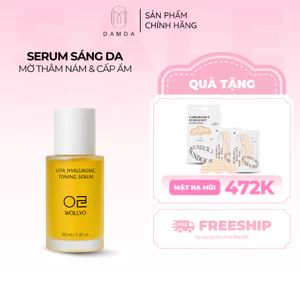 Serum dưỡng da WOLLYO VITA HYALURONIC TONING SERUM 30ml | DAMDAVN