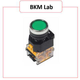 Nút Nhấn Nhả LA38-11BN Phi 22mm (Xanh/Đỏ) - Nút Bấm Công Nghiệp Tiếp Điểm 1NO 1NC Cao Cấp