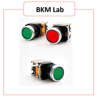Nút Nhấn Nhả LA38-11BN Phi 22mm (Xanh/Đỏ) - Nút Bấm Công Nghiệp Tiếp Điểm 1NO 1NC Cao Cấp