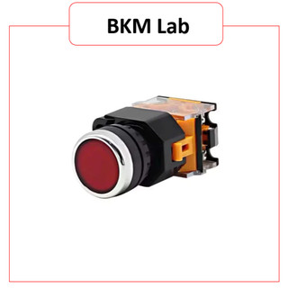 Nút Nhấn Nhả LA38-11BN Phi 22mm (Xanh/Đỏ) - Nút Bấm Công Nghiệp Tiếp Điểm 1NO 1NC Cao Cấp