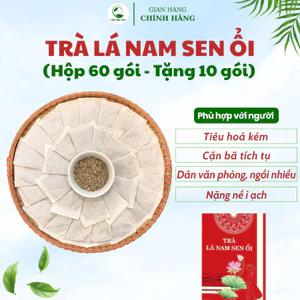 Trà Lá Nam Sen ỔI Thảo Dược Zone - Hộp 60 Gói Tặng 10 gói - 1 Gói Pha Với 500ml - 700ml