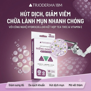 Miếng dán mụn Ngày và Đêm18/36 Miếng Trioderma Chính Hãng