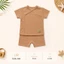 Bộ Cộc Tay Chất Liệu Petit Mềm Mịn Cho Bé Từ 0-9M UR 539
