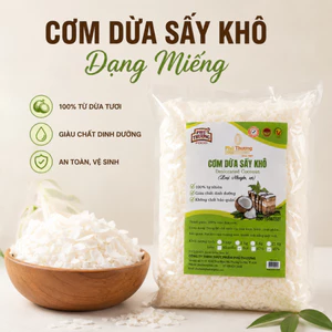 Cơm dừa sấy khô - dạng miếng làm bánh