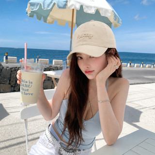 Mũ lưỡi trai nam nữ HAZIN thêu chữ basic cá tính phong cách, nón lưỡi trai form cứng chất kaki mềm mịn Hàn Quốc