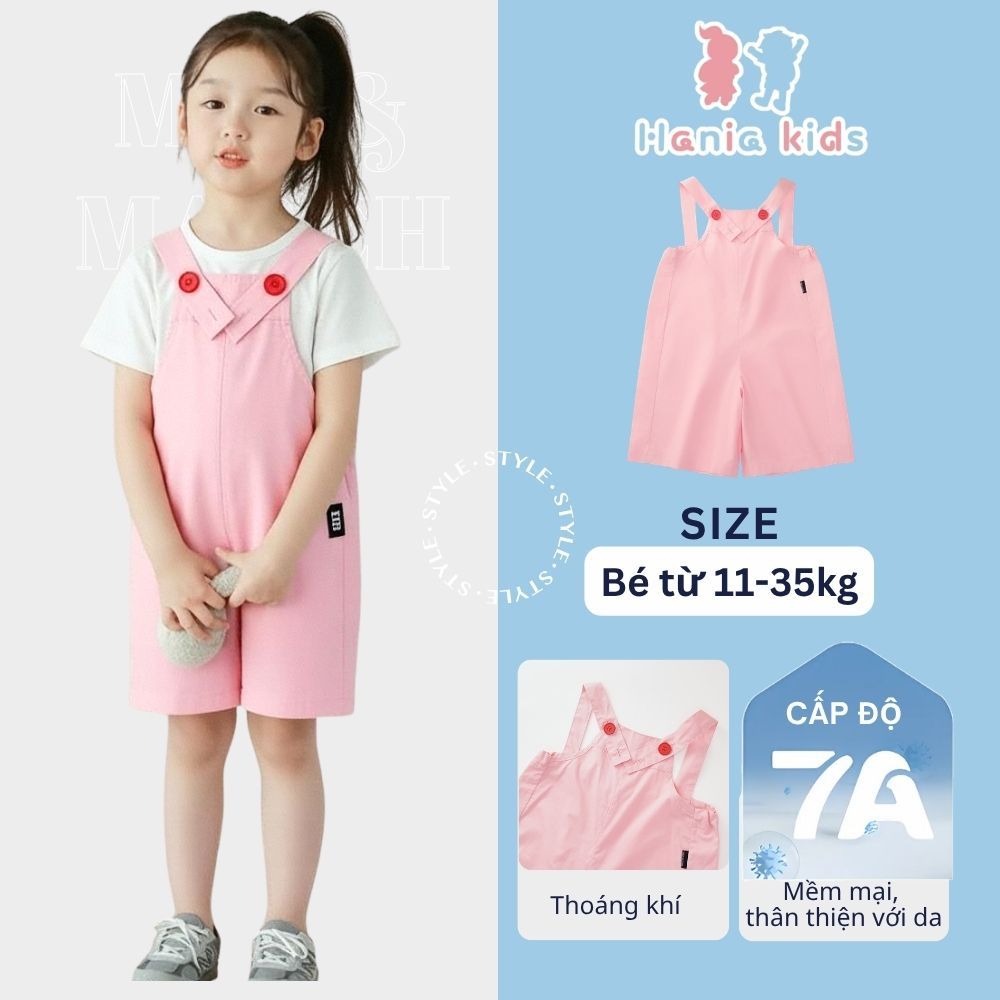 Set Yếm Bé Gái, Jum Bé Gái Thiết Kế Tiểu Thư Chất Liệu Cotton  Mềm Mại Mặc Hàng Ngày Cho Bé