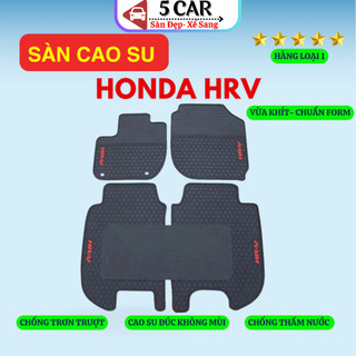 Thảm Lót Sàn Cao Su Honda HRV 2018 - Nay, Cao su đúc Không Mùi , Vừa Khít Form Xe- Chống Nước, Dễ Dàng Lắp Đặt