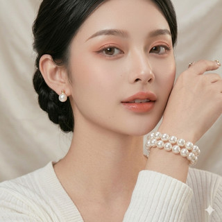 [NgocDaisy] N384 vòng tay hạt Ngọc, vòng tay hạt ngọc trai nhân tạo đá nhiều kích cỡ kiểu dáng xinh xắn cho nữ