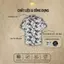 Áo Sơ Mi Lụa Họa Tiết Chữ Graffiti, Cuban Shirt Chất Lụa Tuyết Mềm Mịn, Mát, Thấm Hút Tốt, Chống Nhăn - Size 50-100kg