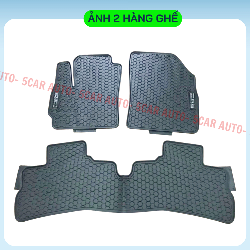 Thảm LÓT SÀN Xe Mitsubishi Attrage 2015- 2025 MẪU NISSIN, chất liệu Cao Su đúc, không mùi, dễ vệ sinh- Mẫu Nissin