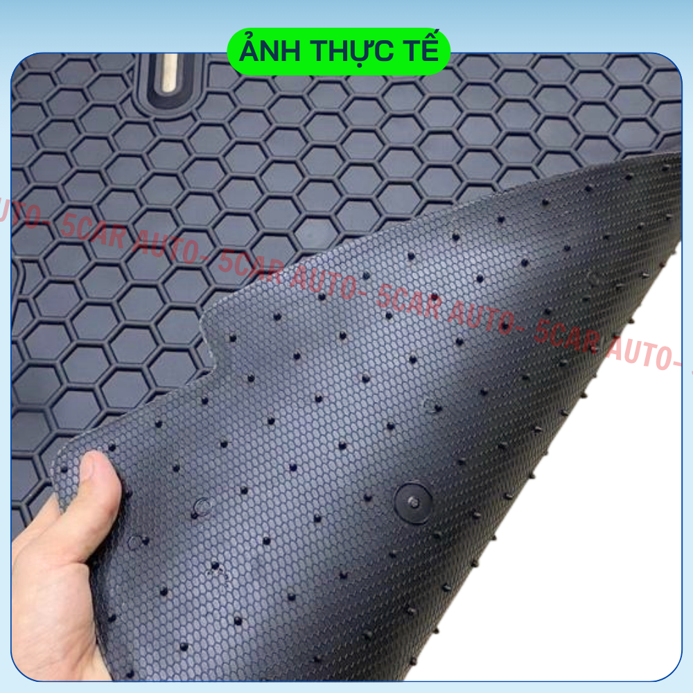 Thảm LÓT SÀN Xe Mitsubishi Attrage 2015- 2025 MẪU NISSIN, chất liệu Cao Su đúc, không mùi, dễ vệ sinh- Mẫu Nissin