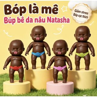 Búp bê da đen - Búp bê da ngăm - Búp bê màu da người - Đồ chơi đóng vai