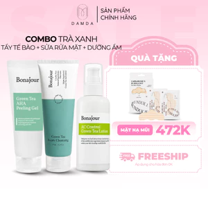 COMBO CHĂM SÓC DA TRÀ XANH (MUA 3 ĐƯỢC 4) - SKIN-05 | DAMDAVN