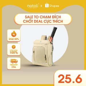 Balo cầu lông thể thao NATOLI đựng giày, đựng vợt cầu lông, chống nước cao cấp BST ProSport Backpack B26