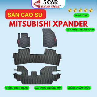 Thảm Lót Sàn Cao Su Xe Mitsubishi Xpander 2018 - nay - Cao su đúc Không Mùi , Vừa Khít Form Xe- Chống Nước, Dễ Dàng Lắp